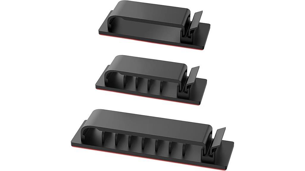 desk cord organization clips