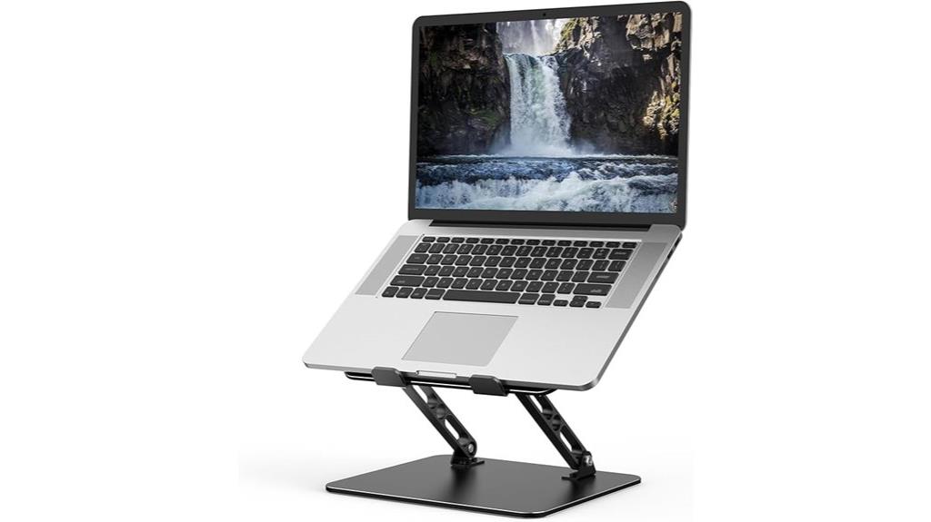 foldable laptop stand adjustable