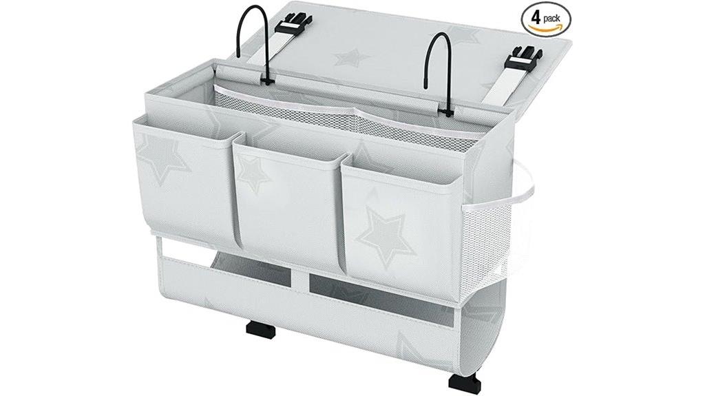 seven pocket bedside organizer