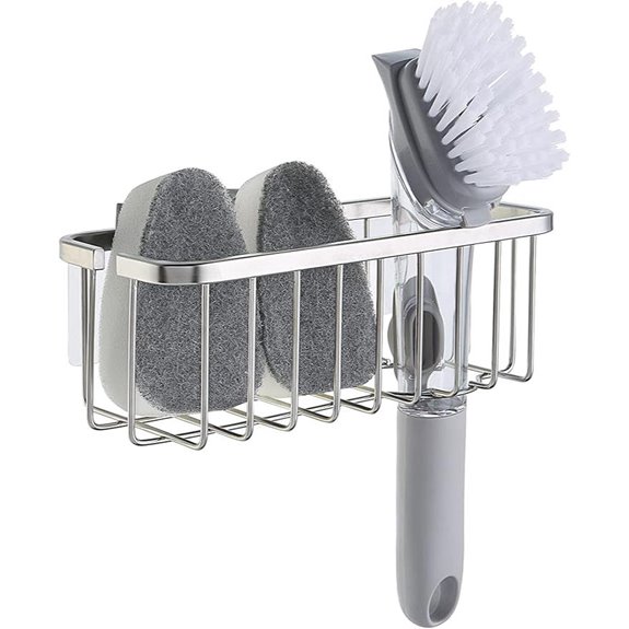 SunnyPoint Sink Sponge Holder with Adhesive Mount