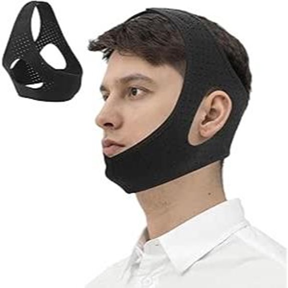 Anti-Snore Chin Strap for Men Adjustable Breathable