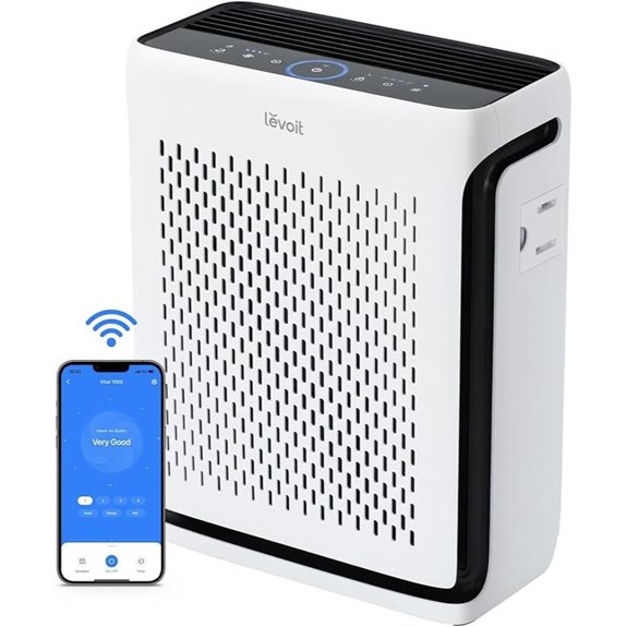 LEVOIT Vital 100S-P Air Purifier for Large Rooms