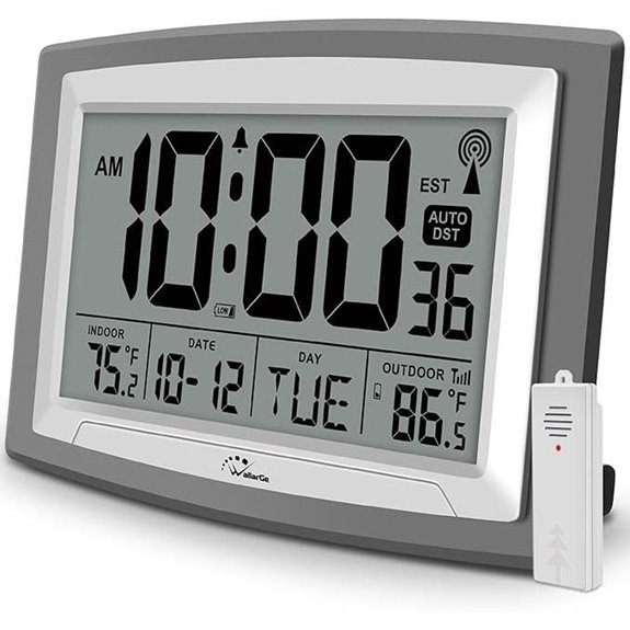 atomic clock with temperature