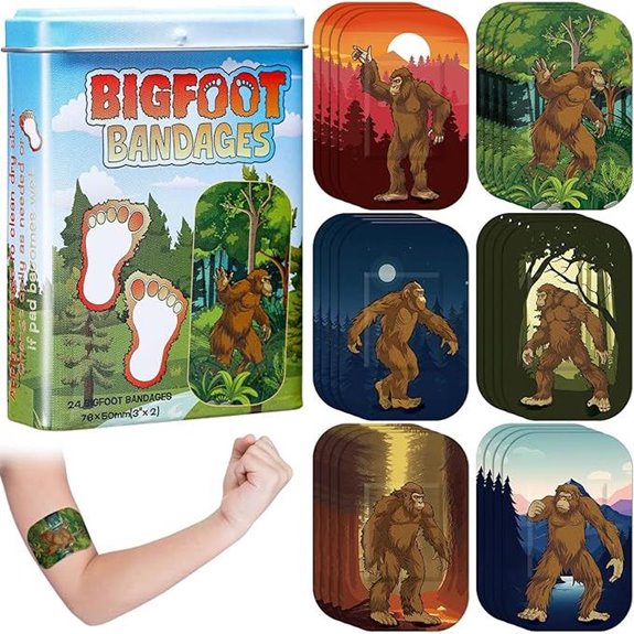 Nuanchu Bigfoot Bandages – 24 Pcs 6 Patterns