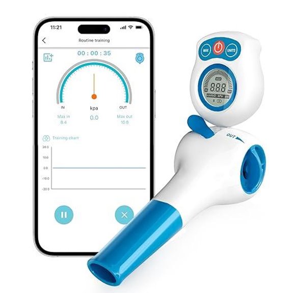 Sonmol Lung Trainer with Breathing App Included