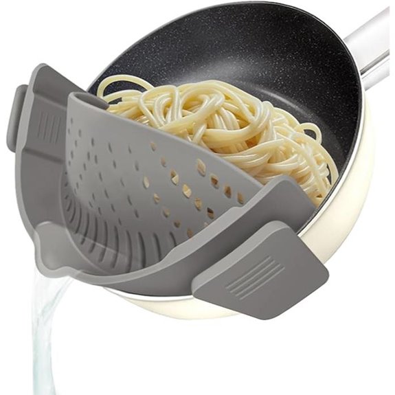 YEVIOR Clip-on Strainer for Pots & Panes