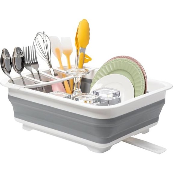Tiawudi Collapsible Dish Drying Rack for Kitchen
