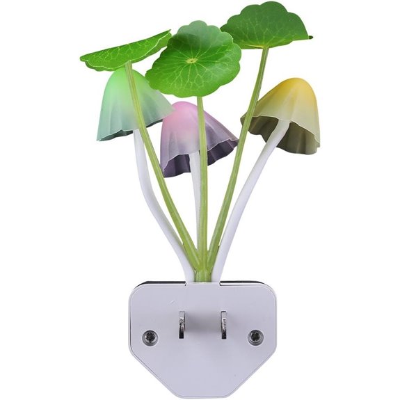 Sensor Led Night Light Color Changing Plug-in LED Mushroom Dream Bed Lamp