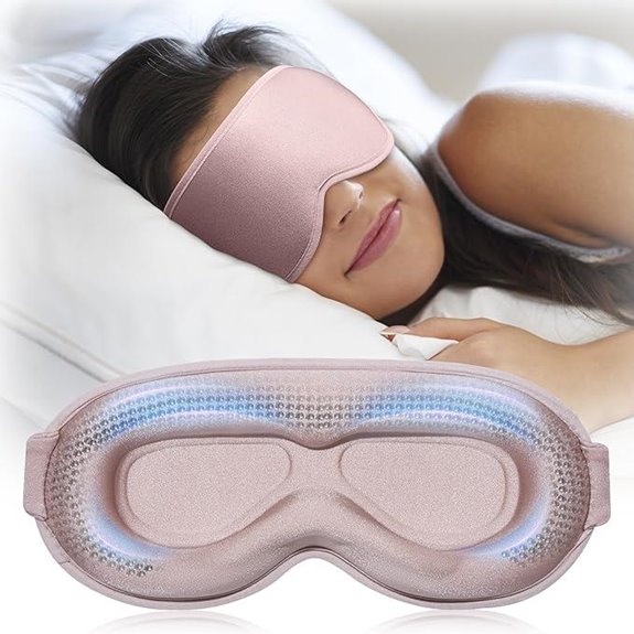 3D Weighted Sleep Mask for Women (Pink)