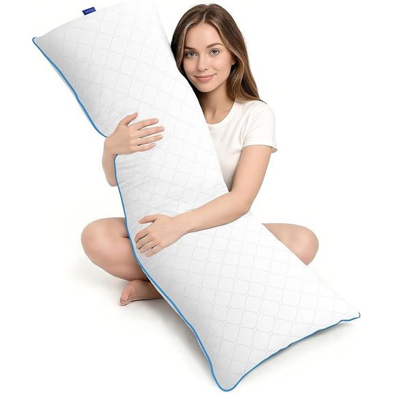 YZ HOME Long Body Pillow with Shredded Memory Foam