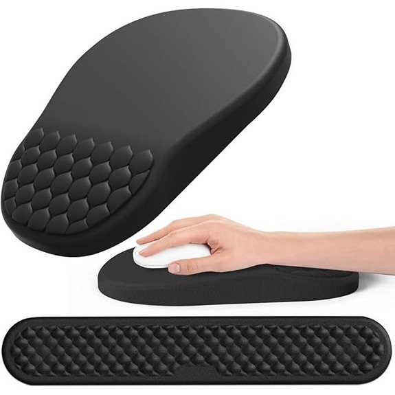 Ergonomic Mouse Pad & Keyboard Wrist Rest with Massage