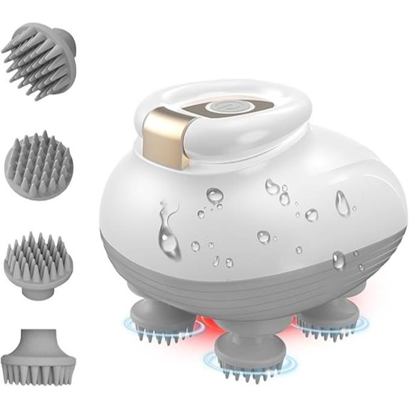 TISSCARE Cordless Scalp Massager for Hair Growth