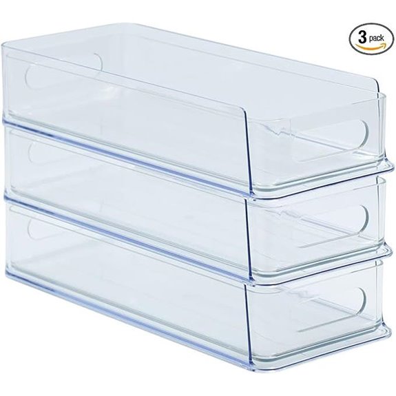3 Tier Corner Desk Drawer Storage Organizer Clear Pull-Out
