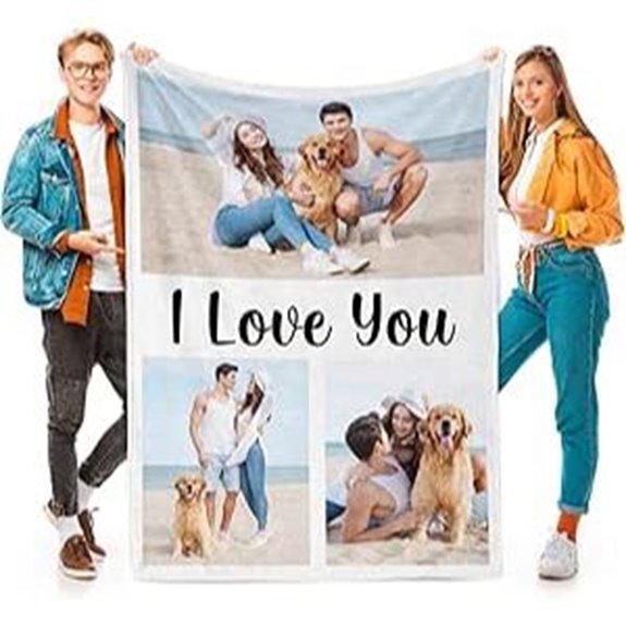 Personalized Photo Blanket with Pictures 30x40 inches