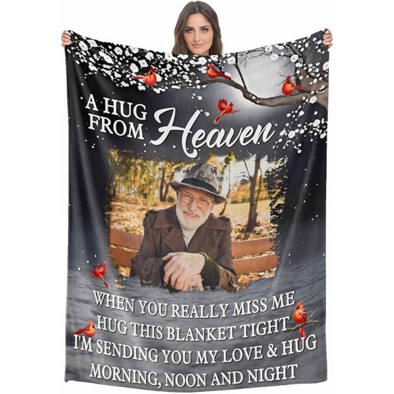 Memory Blanket: Custom Photo Memorial for Loved One (USA)