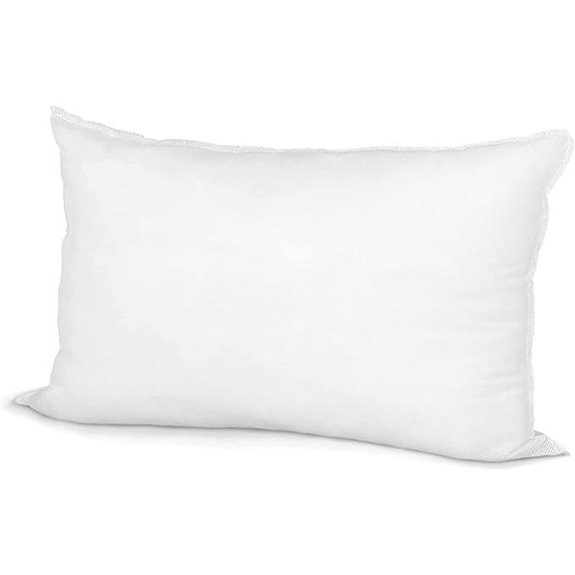Hometex Throw Pillow Insert Polyester Filled Standard Cover (Custom Size)