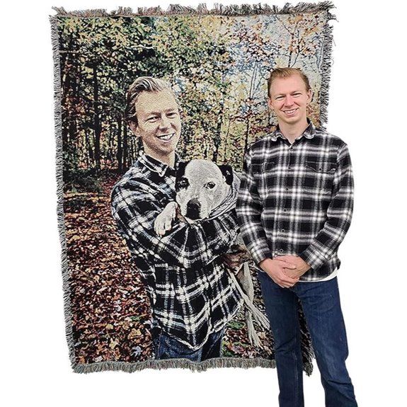 Personalized Woven Photo Blanket - Not Printed (72x54)