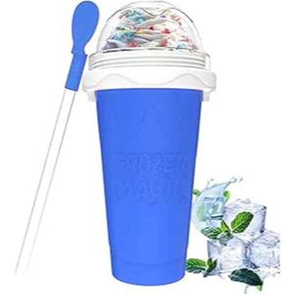 Slushie Maker Cups - Double Layer Slushy Cup (Blue)