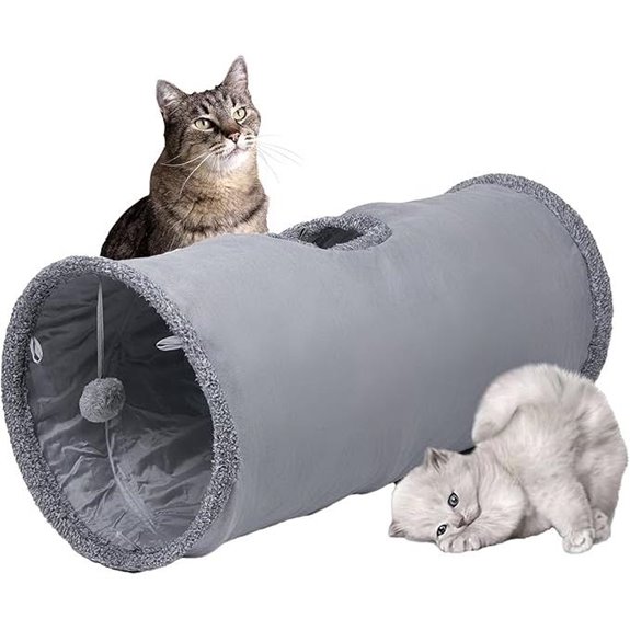 Durable Cat Tunnel with Play Ball (Small)