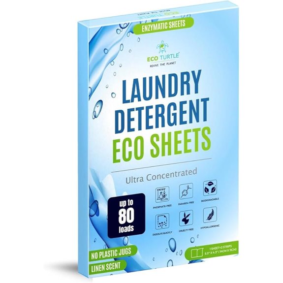 Eco-Friendly 80 Loads Detergent Sheets for Stains