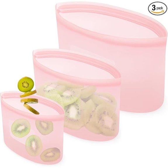 Reusable Silicone Storage Bags Set (3-Pack)