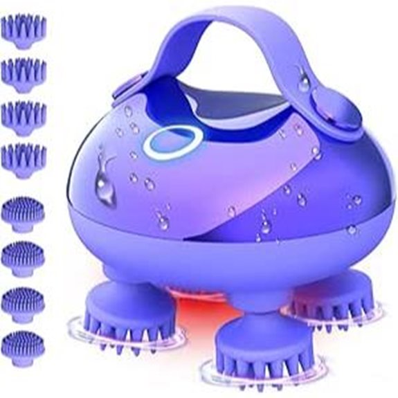 Electric Scalp Massager with 3 Speeds and 8 Claws