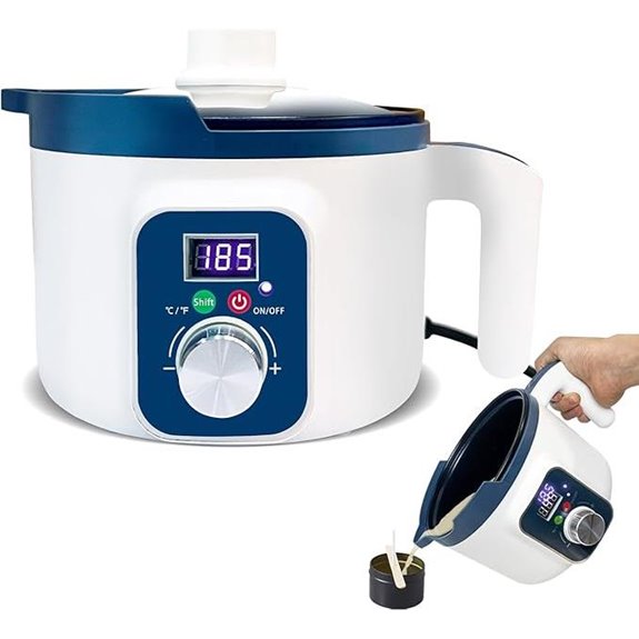 KQU Electric Wax Melter with Temperature Display