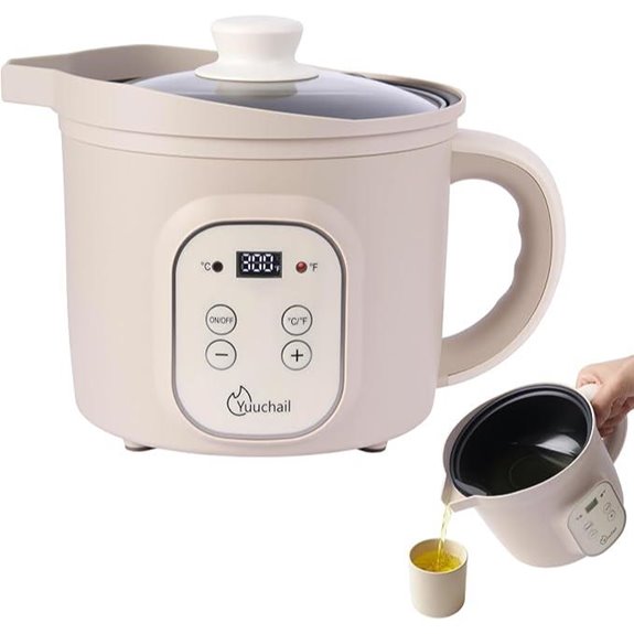 Yuuchail 1.6 Qt Electric Wax Melter with Digital Display