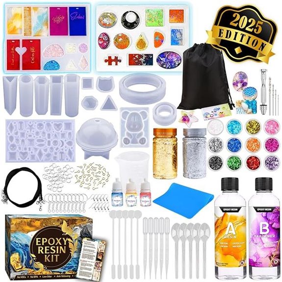 Zoncolor Epoxy Resin Molds Starter Kit with Storage Bag