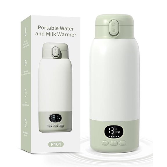 Portable Bottle Warmer 17oz Fast Heating Long Battery Life