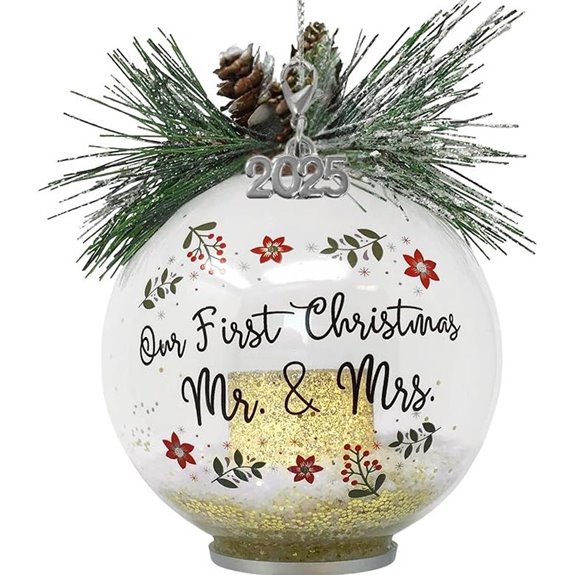 Our First Christmas as Mr. and Mrs. Ornament