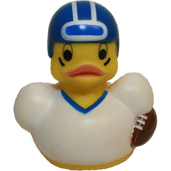 Football Rubber Duck Bath Toy for Kids