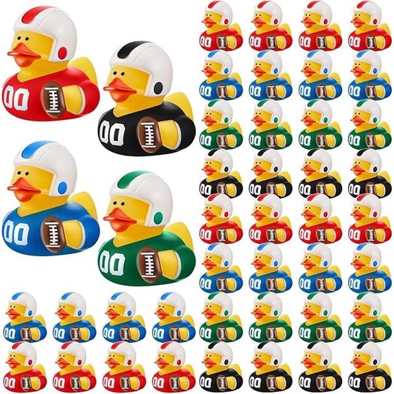 Deekin 2 Rubber Ducks Football Party Favors (24)