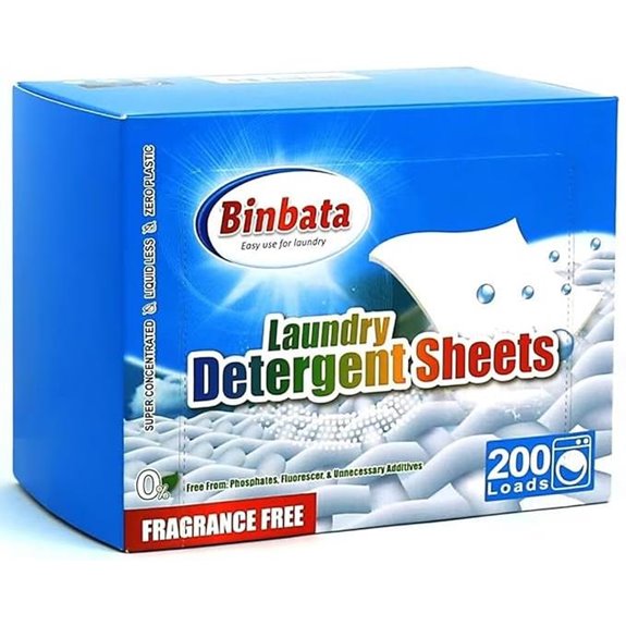 Laundry Detergent Sheets Fragrance Free (200 Count)