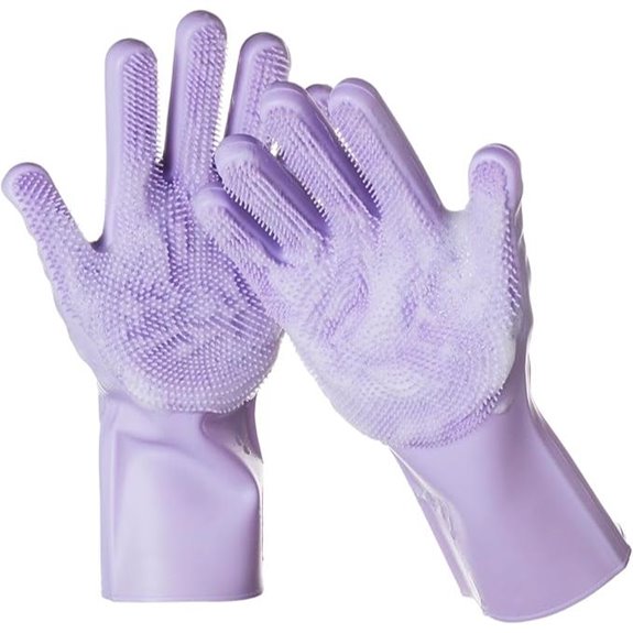 Delomo Dog Washing Gloves - Gentle Grooming Mitts