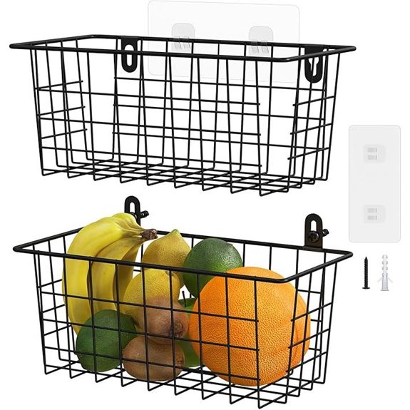 MaraFansie Hanging Kitchen Baskets (2 Pack)