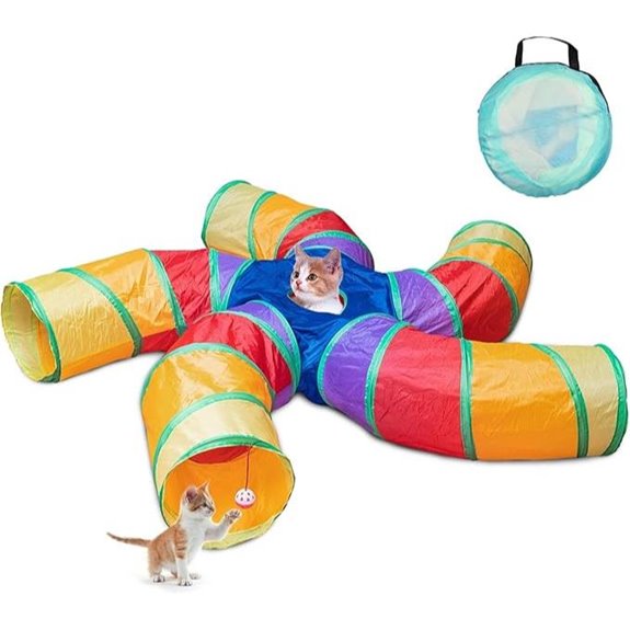 Depets Cat Tunnel for Indoor Cats – 5 Way