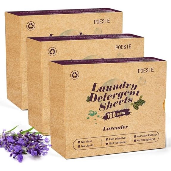 Poesie Lavender Laundry Detergent Sheets (3 Pack)
