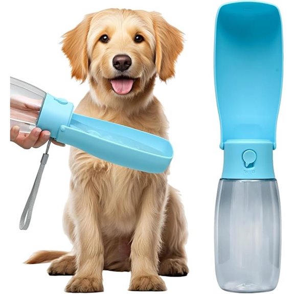 Dog Water Bottle: Leak Proof Portable Puppy Dispenser