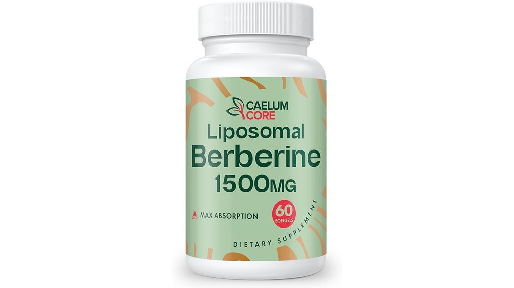 liposomal berberine hcl 1500mg