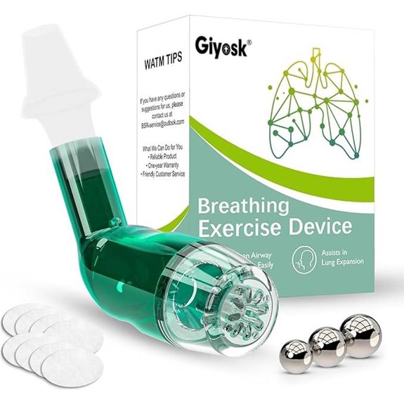 Breathing Exercise Device for Lung Expansion and Mucus Relief