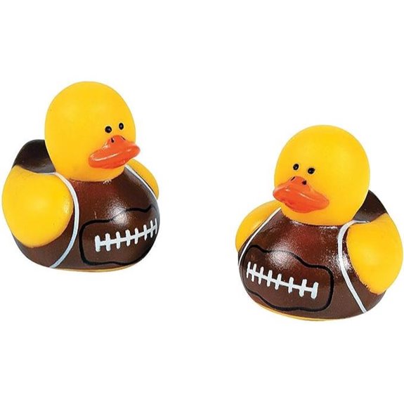 Fun Express Mini Football Rubber Ducks (Set of 24)