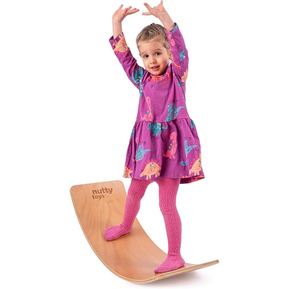 Montessori Wooden Wobble Board for Kids & Adults