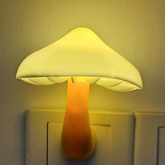 AUSAYE Sensor LED Night Light Mushroom Night Light