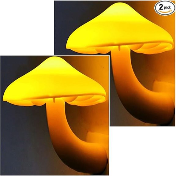 AUSAYE Mushroom Night Light Plug-In Lamps