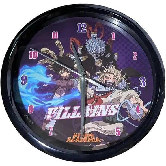 my hero academia villains clock