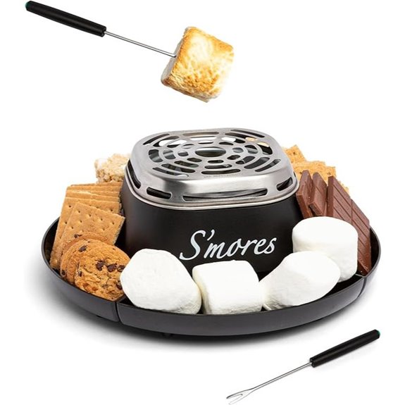 Nostalgia Indoor S'mores Maker with Roasting Sticks Kit