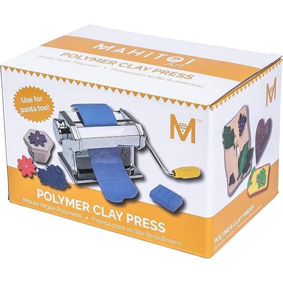 Polymer Clay Press with Clamp for Beads and Jewelry