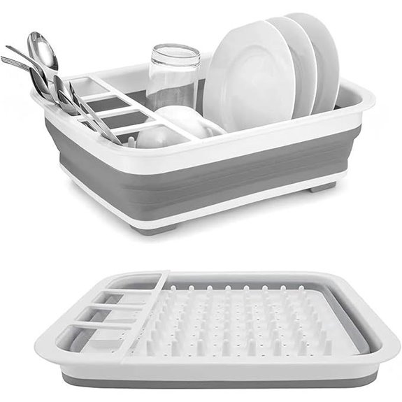 Collapsible Dish Rack for Kitchen RV Travel