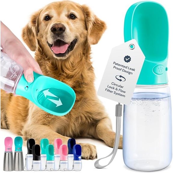 MalsiPree 19 Oz Portable Dog Water Bottle